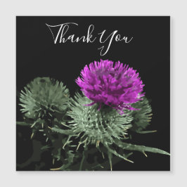 Atemberaubend Scottish Thistle Danke, Magnet