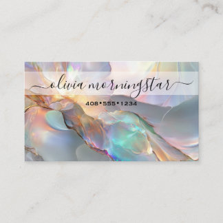 Atemberaubend Signature Opal 2 QR-Code Visitenkarte