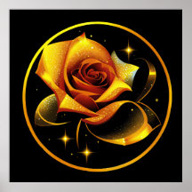 Atemberaubend Single Gold Rose