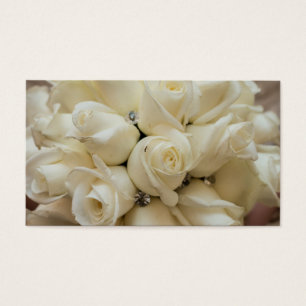 Atemberaubend White Rose Wedding Bouquet