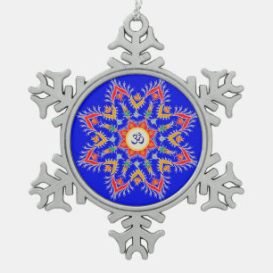 Atemberaubend, Zinn, "Sn'owm'flakes" Verzierung Schneeflocken Zinn-Ornament