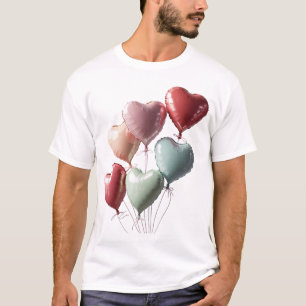 🎈 Atemberaubende 3D-Hörballons: Ideal für Romanti T-Shirt