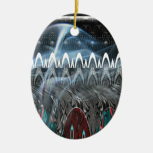 Atemberaubende Abstrakte Kunstdrucken Keramikornament