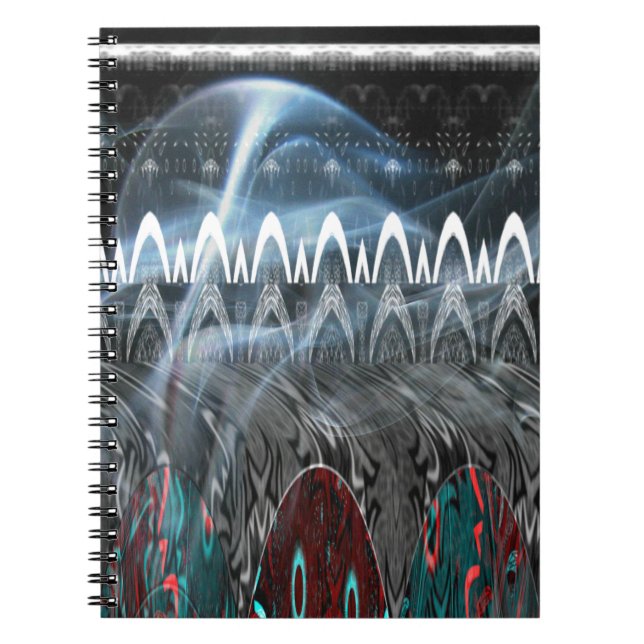 Atemberaubende Abstrakte Kunstdrucken Notizblock (Vorderseite)