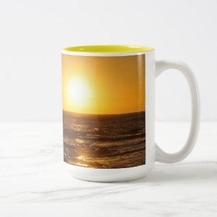 Atemberaubende Aloha Sonnenaufgang-Tasse: große 17 Zweifarbige Tasse