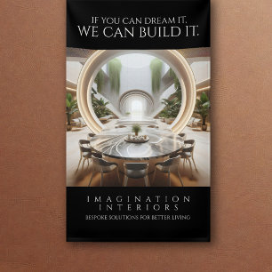 Atemberaubende Architektur - Marmortisch Banner