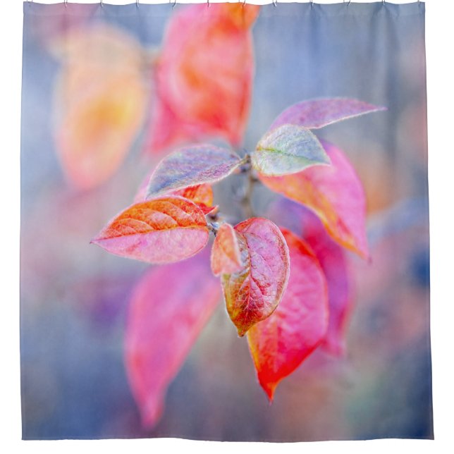 Atemberaubende Blätter von Cotonou Duschvorhang (Vorderseite)