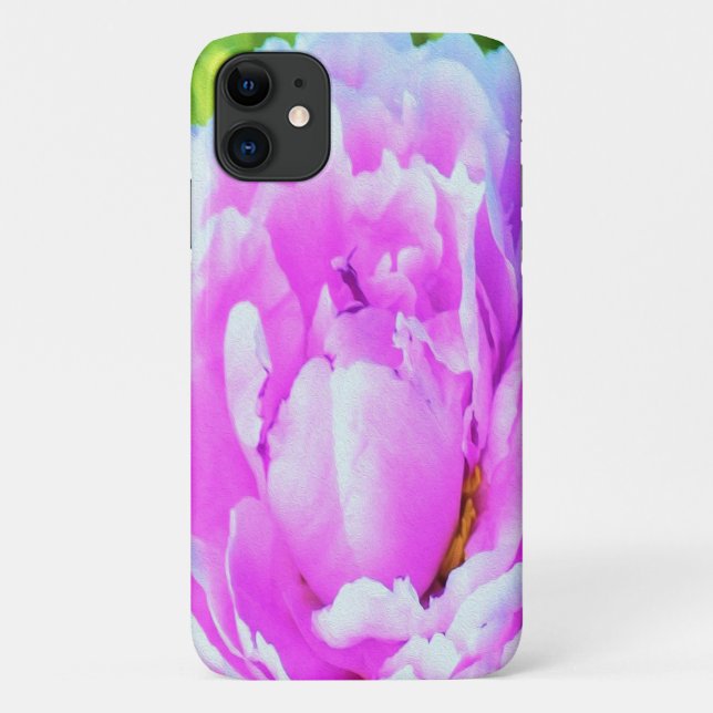 Atemberaubende Blume für doppelrosa Peony Case-Mate iPhone Hülle (Rückseite)