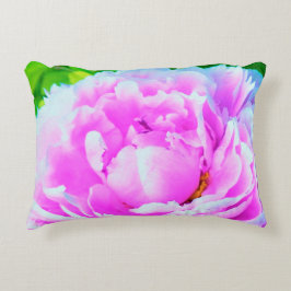 Atemberaubende Blume für doppelrosa Peony Dekokissen