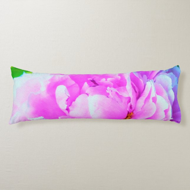 Atemberaubende Blume für doppelrosa Peony Seitenschläferkissen (Vorderseite)