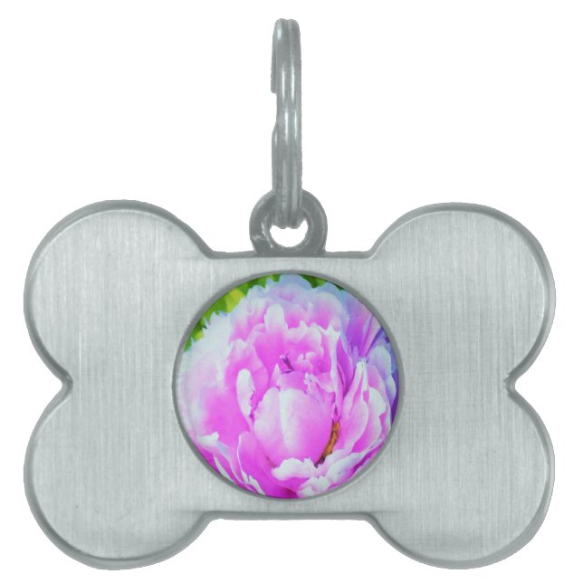 Atemberaubende Blume für doppelrosa Peony Tiermarke (Vorderseite)