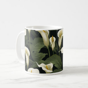 Atemberaubende Blumenbeauty, Calla Lily Blumendesi Kaffeetasse
