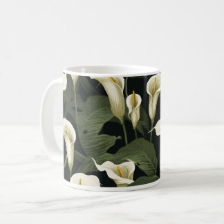 Atemberaubende Blumenbeauty, Calla Lily Blumendesi Kaffeetasse