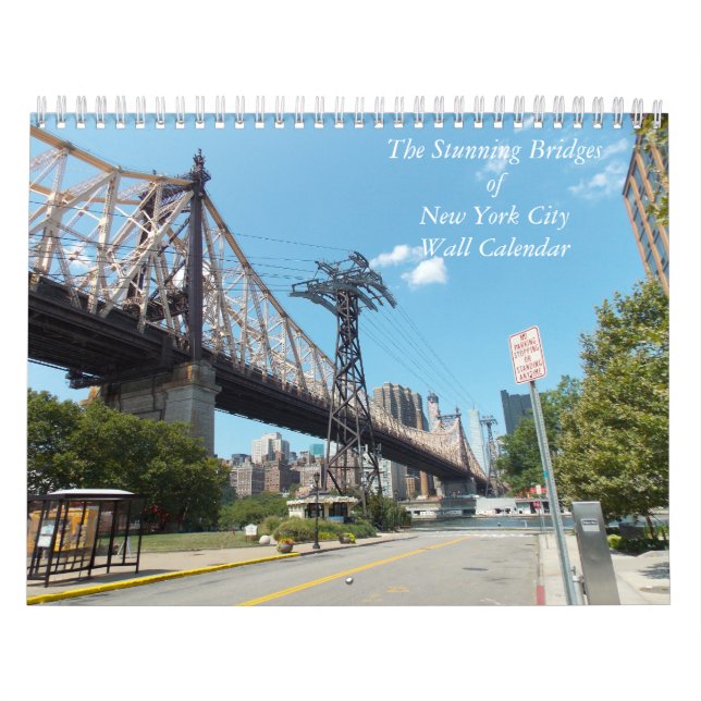 Atemberaubende Brücken des NYC-Wandkalenders Kalender (Titelbild)