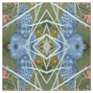 Atemberaubende Buddha-Fabrik Stoff