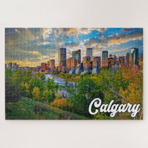 Atemberaubende Calgary, Alberta, Kanada Puzzle