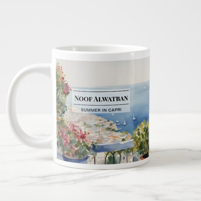 Atemberaubende Capri Coastline Tasse (Links)