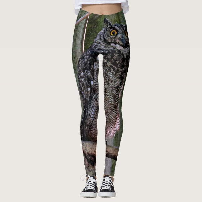 Atemberaubende Eulen-Leggings Leggings (Vorderseite)
