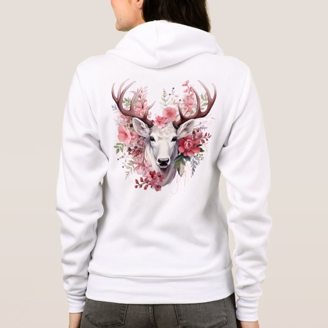 🦌 Atemberaubende Hirschfresser! 🍂 Hoodie (Rückseite)
