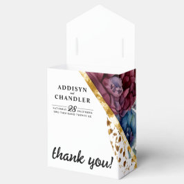 Atemberaubende Hochzeit von Jewel Toned Peony Geschenkschachtel