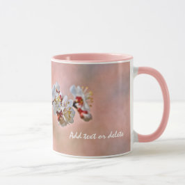 Atemberaubende japanische Apricot-Blume Tasse