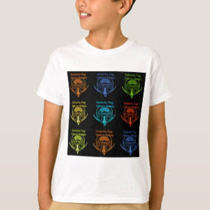 Atemberaubende kenianische Schmetterlingsflagge - T-Shirt