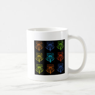 Atemberaubende kenianische Schmetterlingsflagge-Ty Tasse