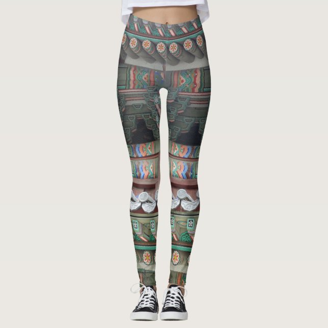 Atemberaubende klassische Kunst traditionell zu S. Leggings (Vorderseite)