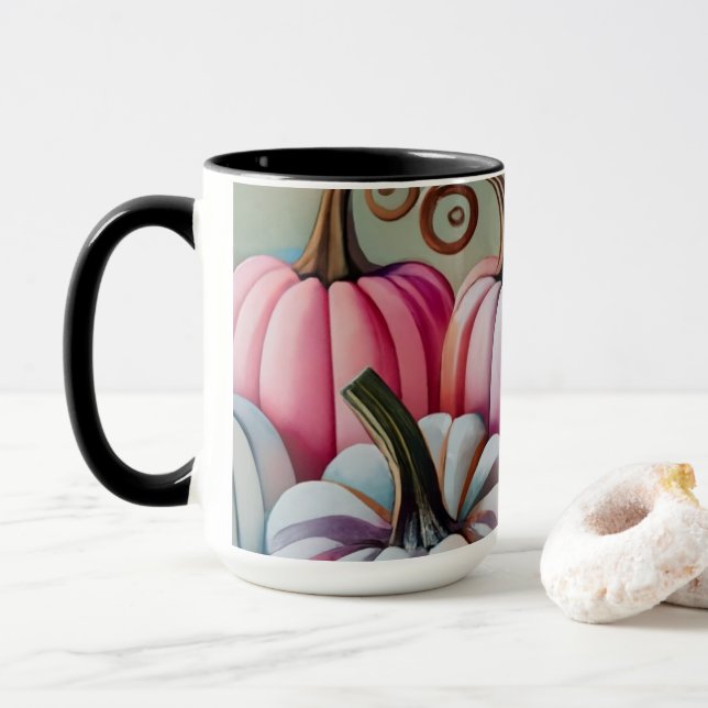 Atemberaubende Kürbis-Tasse Tasse (Mit Donut)