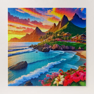 Atemberaubende Küstenlandschaft Puzzle
