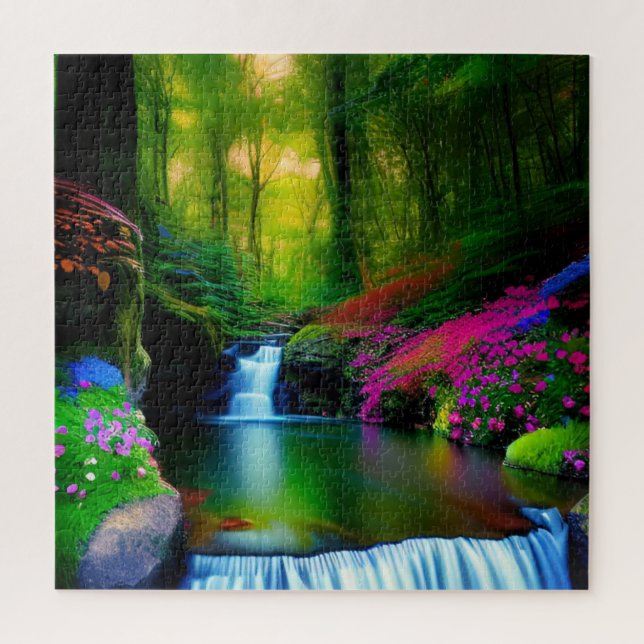 Atemberaubende Landschaft Puzzle (Vertikal)