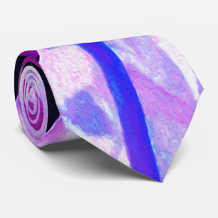 Atemberaubende Lila und schwarze Kaktus Dahlia Krawatte