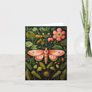 Atemberaubende Moth Cards Feiertagskarte