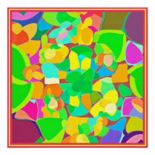 Atemberaubende Muster Farben Kunst. Jetzt kaufen Poster