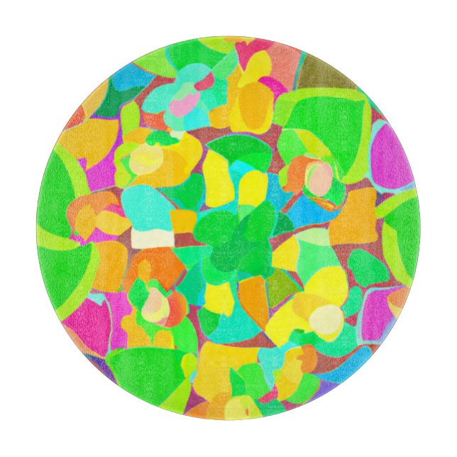 Atemberaubende Muster Farben Kunst. Jetzt kaufen Schneidebrett (Vorderseite)