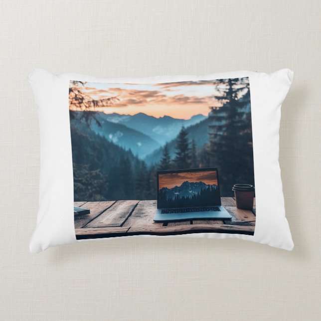 Atemberaubende Natur im Schlafzimmer Dekokissen (Vorderseite)