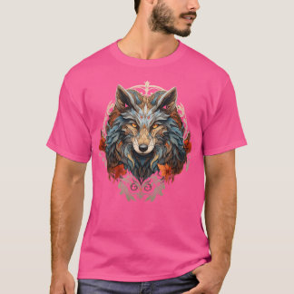 Atemberaubende Natur Wolf Herbst Herbstsaison Juge T-Shirt
