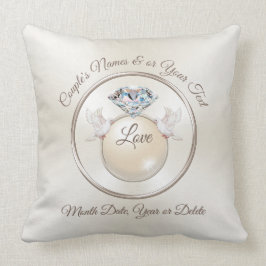 Atemberaubende personalisierte Hochzeits-Kissen, Kissen
