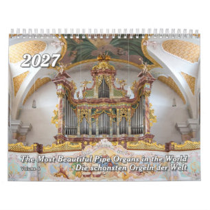 Atemberaubende Pfeifenorgeln – Der Orgelkalender Kalender
