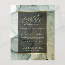 Atemberaubende, reichhaltige Grüntöne flüssiger Ab