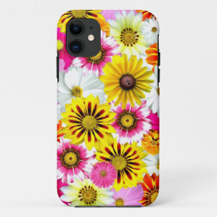 Atemberaubende, rosa gelbe Blütenmuster Case-Mate iPhone Hülle