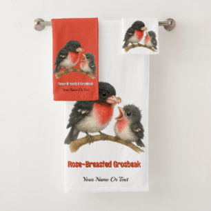 Atemberaubende Rose Brustkorb Badhandtuch Set