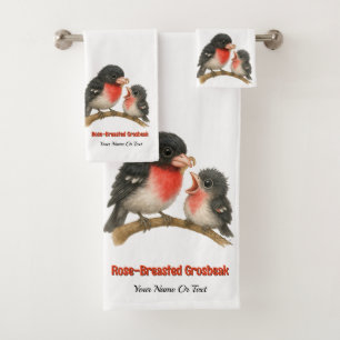Atemberaubende Rose Brustkorb Badhandtuch Set