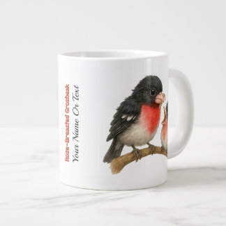 Atemberaubende Rose Brustkorb Jumbo-Tasse