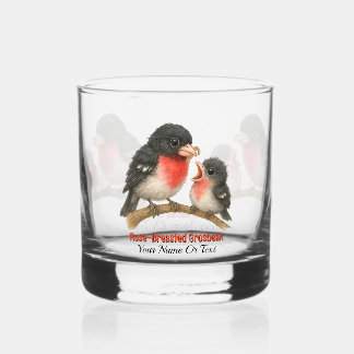 Atemberaubende Rose Brustkorb Whiskyglas