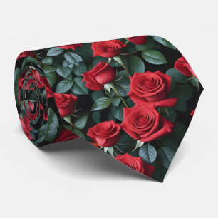 Atemberaubende Rote Rosen Formal Necktie Krawatte