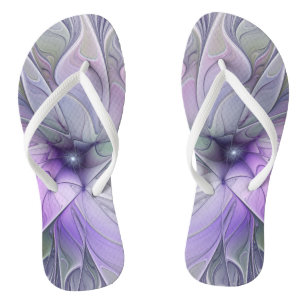 Atemberaubende Schönheit Modernes Abstraktes Frakt Flip Flops