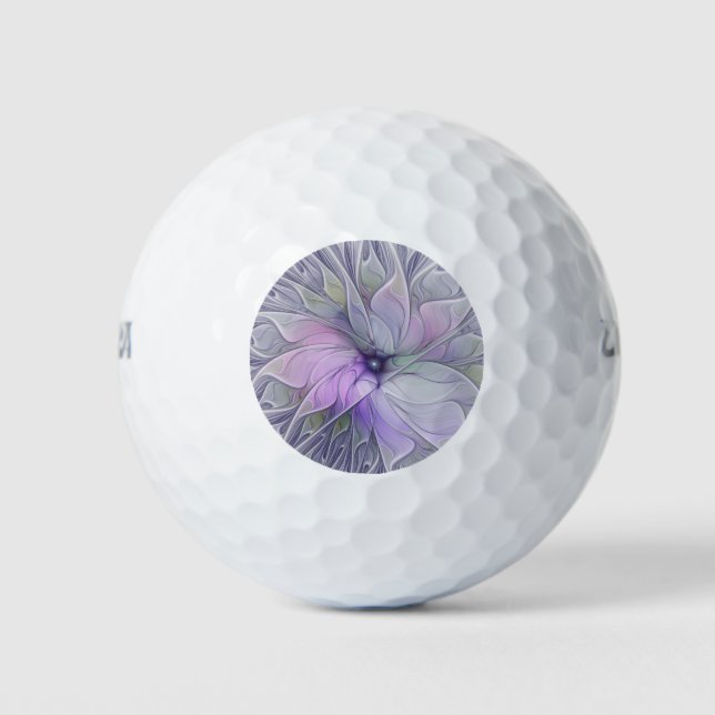 Atemberaubende Schönheit Modernes Abstraktes Frakt Golfball (Vorderseite)