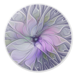 Atemberaubende Schönheit Modernes Abstraktes Frakt Keramikknauf