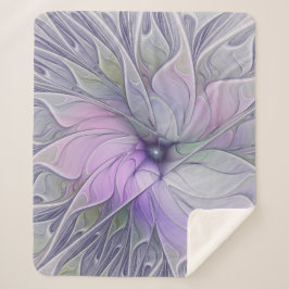 Atemberaubende Schönheit Modernes Abstraktes Frakt Sherpadecke